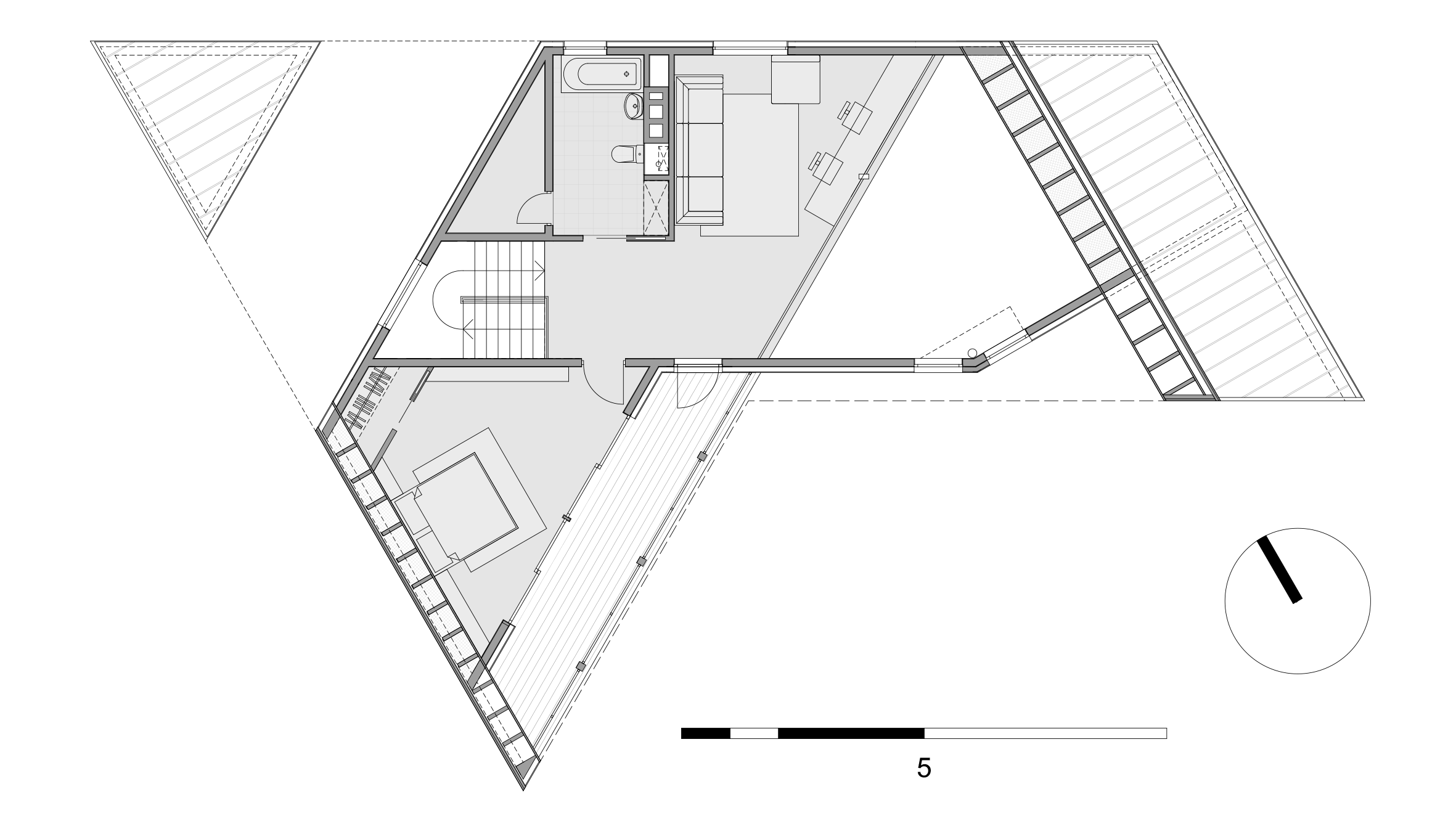 Design drawing 3 for Wing house, Brest region, Belarus.